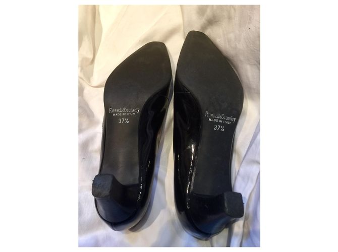 Russell & Bromley Mary Jane in vernice nera Nero - vista 8