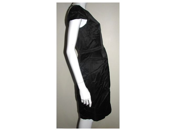 Moschino Cheap And Chic Moschino schwarzes Seidenkleid - Ansicht 4
