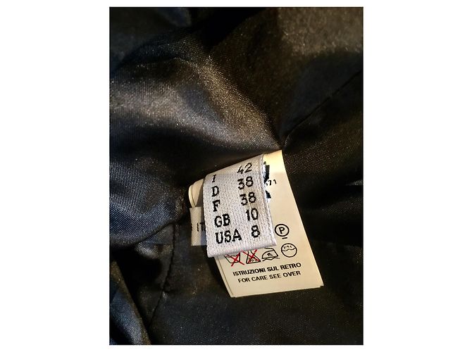 Moschino Cheap And Chic Moschino schwarzes Seidenkleid - Ansicht 6