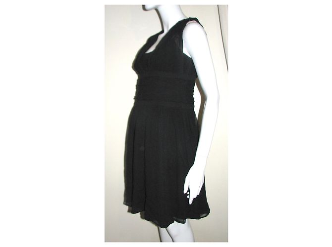 Temperley London Abito in seta nera Temperley Nero - vista 3