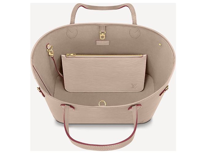 Louis Vuitton LV Neverfull MM epi galet Grigio - vista 3
