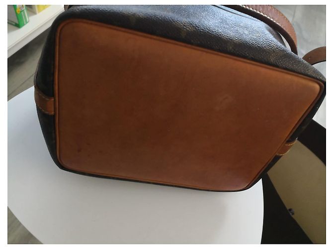 Noe Borsa Louis Vuitton Noé in pelle marrone - vista 4