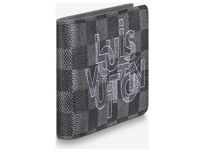 Louis Vuitton LV Multiple wallet new Grey - vista 3