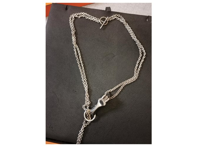 Hermès Collana Galop Hermes in argento sterling - vista 3