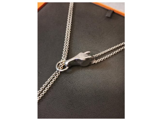 Hermès Collana Galop Hermes in argento sterling - vista 5