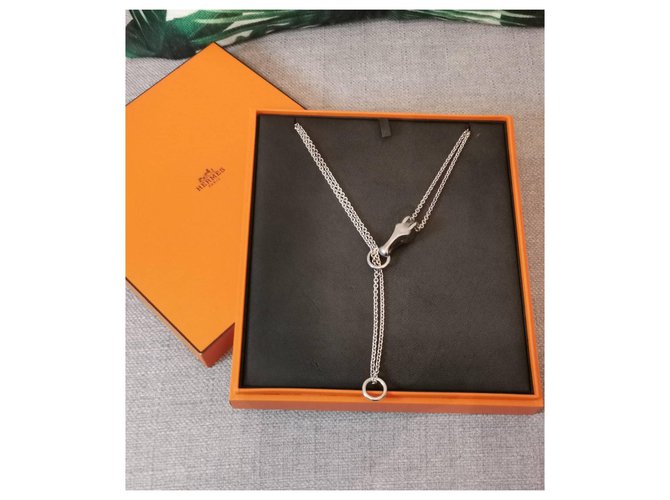 Hermès Collana Galop Hermes in argento sterling - vista 6