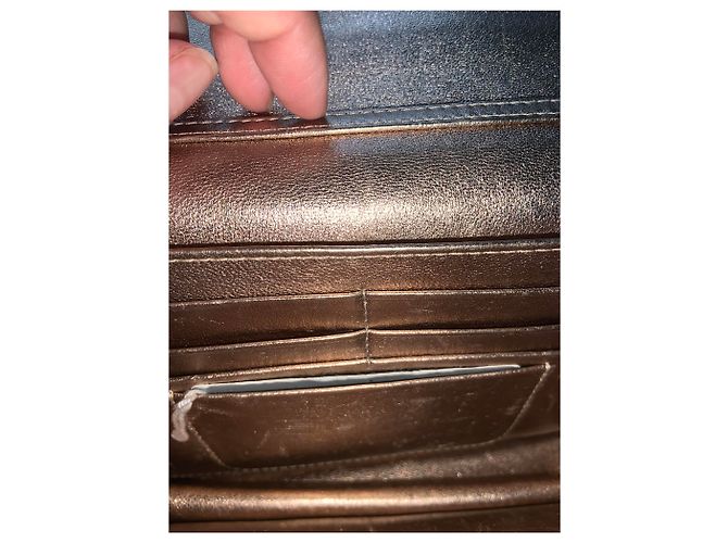 Borsa a mano Christian Dior Miss Dior Pelle Oro D'oro - vista 6