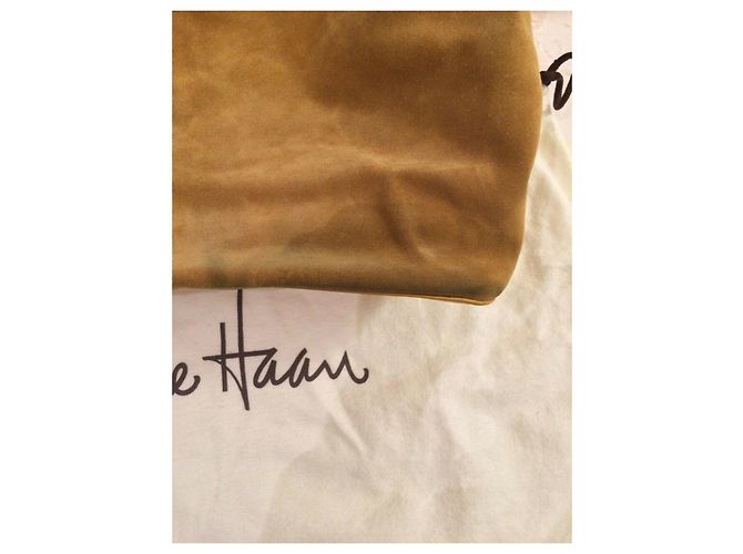 Borsa Cole Haan in camoscio gialla Giallo - vista 10