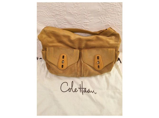 Borsa Cole Haan in camoscio gialla Giallo - vista 2