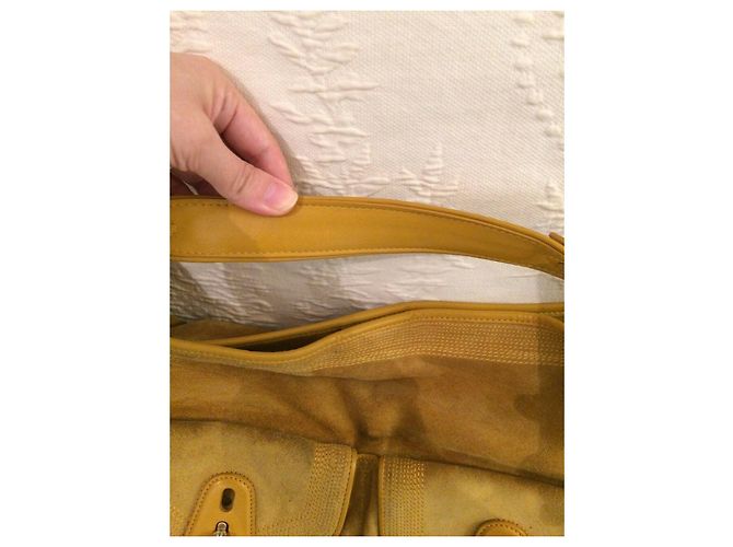 Borsa Cole Haan in camoscio gialla Giallo - vista 5