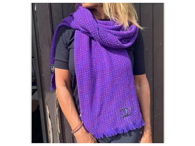 Chanel Lenços Roxo - vista 5