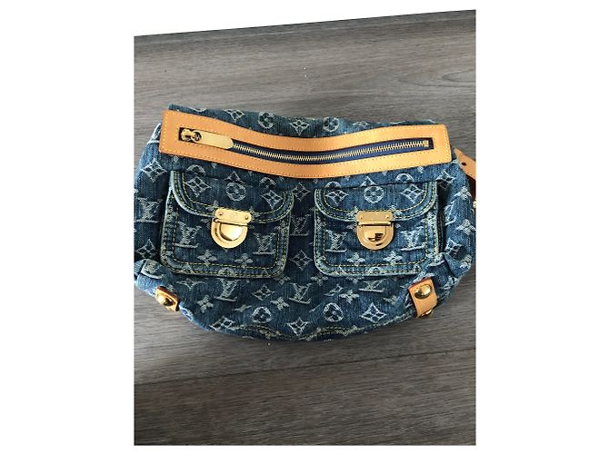 Louis Vuitton Baggy PM Monogram azul vaquero - vista 2