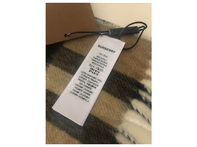 Sciarpa BURBERRY double-face cachemire - vista 5