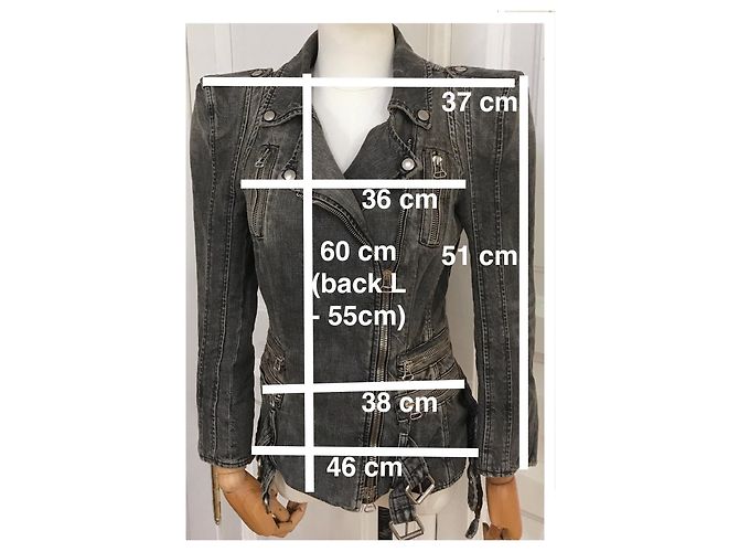 Balmain Jaqueta jeans acolchoada icônica - vista 16