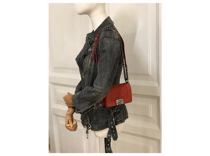 Balmain Jaqueta jeans acolchoada icônica - vista 8