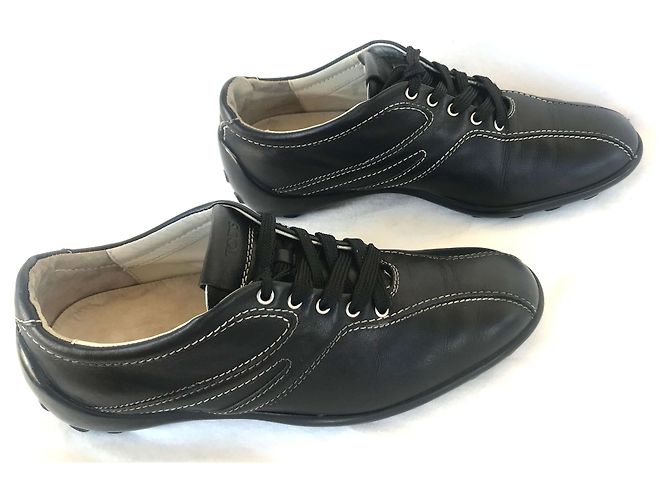 Sneakers Tod's in pelle nera 37 Nero - vista 3