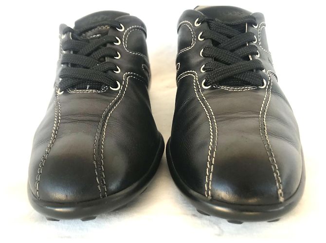 Sneakers Tod's in pelle nera 37 Nero - vista 4