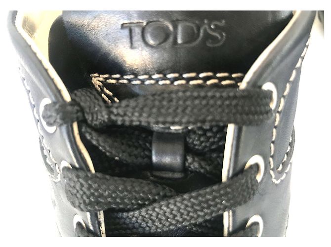 Sneakers Tod's in pelle nera 37 Nero - vista 5