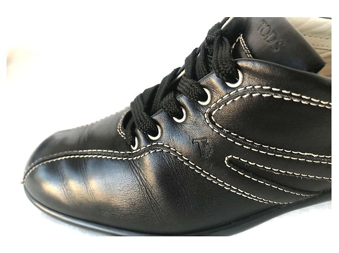 Sneakers Tod's in pelle nera 37 Nero - vista 6