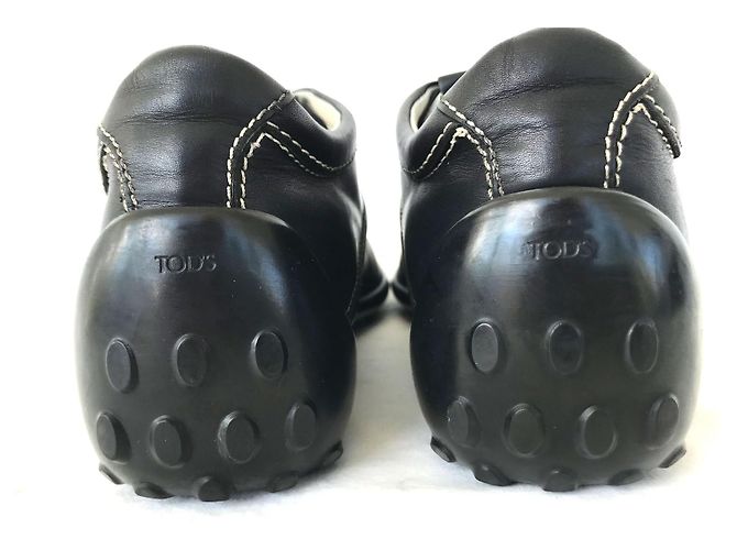 Sneakers Tod's in pelle nera 37 Nero - vista 9