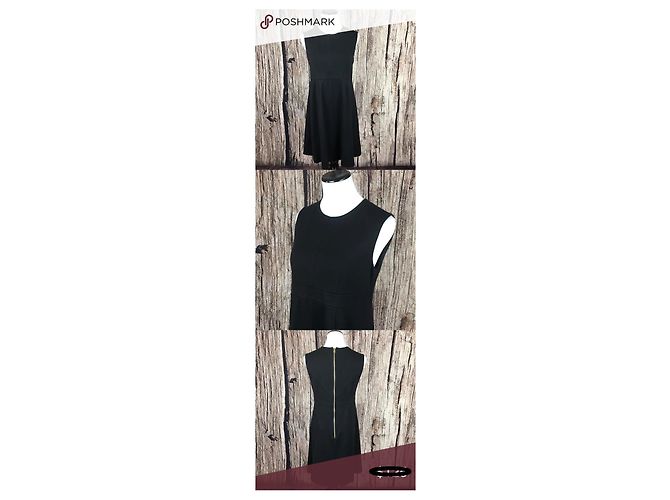Louis Vuitton Uniforme Trapezkleid Schwarz - Ansicht 2