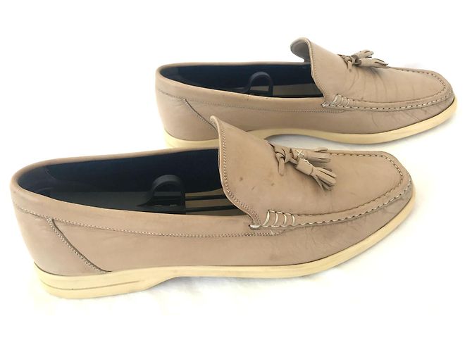 Bally Slipper aus beige Leder mit Quaste - Ansicht 3