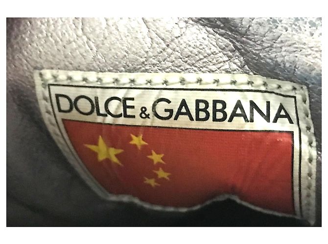 Sneakers Dolce & Gabbana in pelle e scamosciata nere 44 Nero - vista 11
