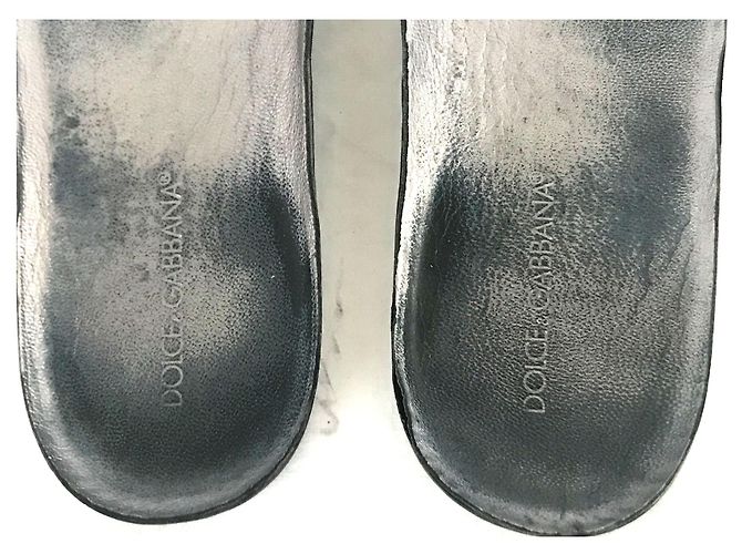 Sneakers Dolce & Gabbana in pelle e scamosciata nere 44 Nero - vista 12