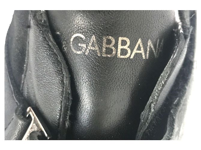 Sneakers Dolce & Gabbana in pelle e scamosciata nere 44 Nero - vista 5