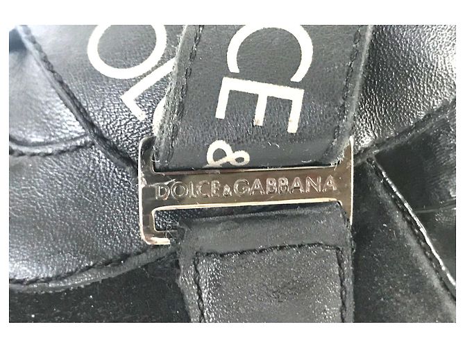 Sneakers Dolce & Gabbana in pelle e scamosciata nere 44 Nero - vista 6