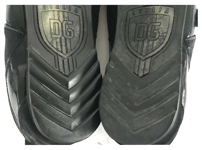 Sneakers Dolce & Gabbana in pelle e scamosciata nere 44 Nero - vista 7