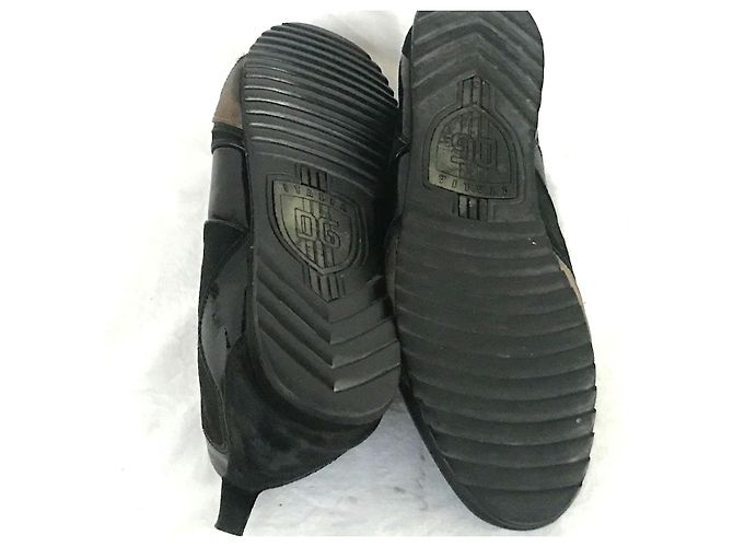 Sneakers Dolce & Gabbana in pelle e scamosciata nere 44 Nero - vista 8