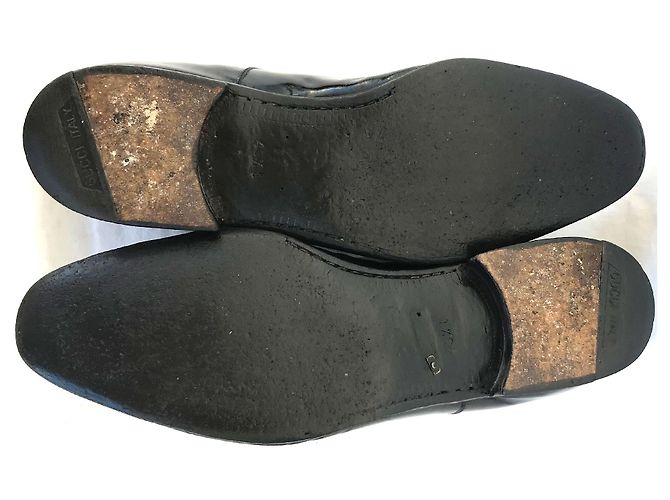 Scarpe stringate Gucci in vernice nera Taglia 43 Nero - vista 6