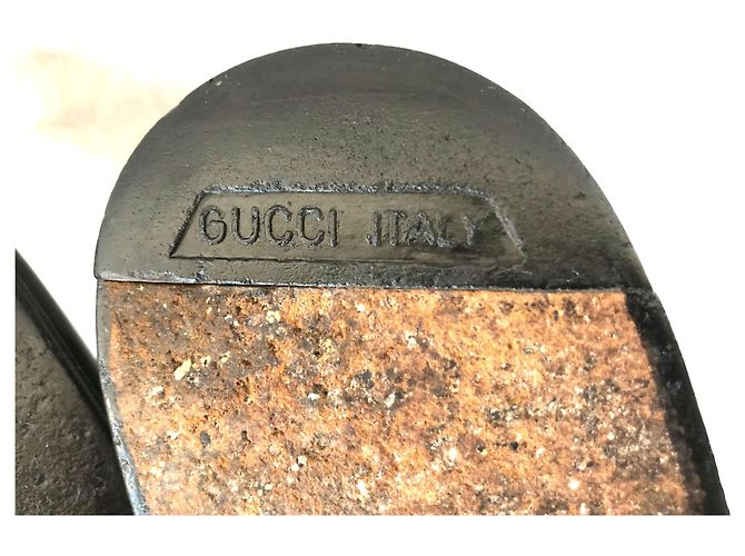 Scarpe stringate Gucci in vernice nera Taglia 43 Nero - vista 7