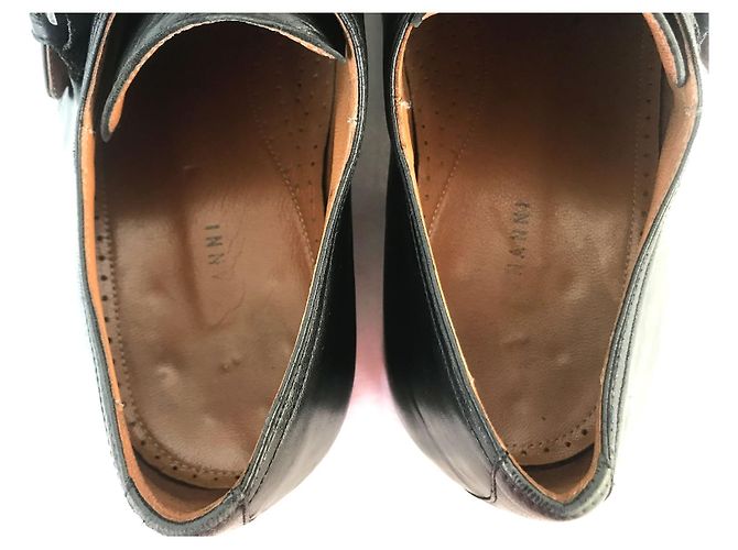 Autre Marque Mocassini Magnanni con cinturino in pelle nera Nero - vista 8