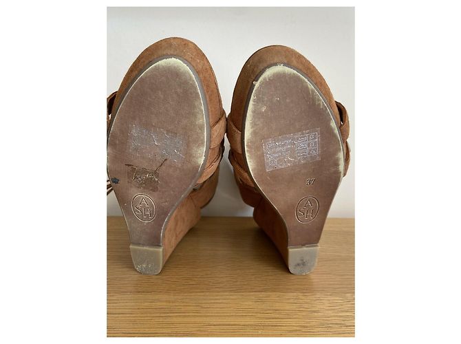 Sandales compensées gladiateur cloutées Ash - vue 6