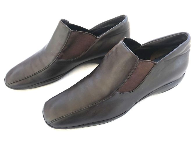 Prada Slipper aus Leder Braun - Ansicht 2