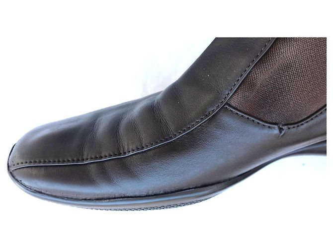 Prada Slipper aus Leder Braun - Ansicht 5
