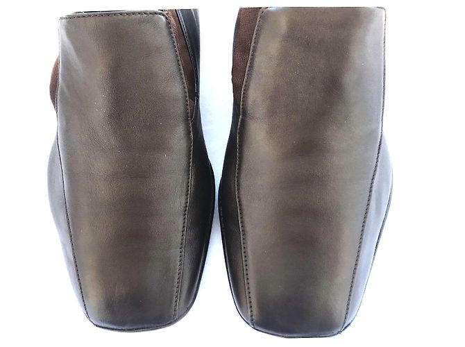 Prada Slipper aus Leder Braun - Ansicht 8