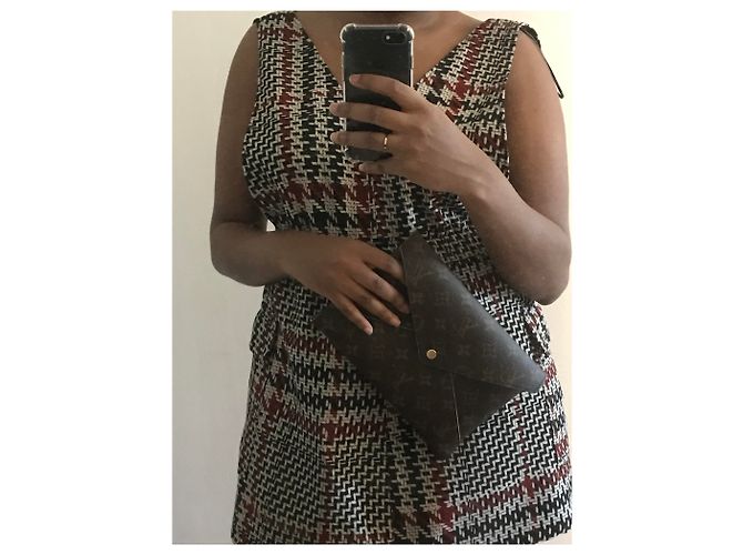 Alma Pochette Louis Vuitton Kirigami Marrone in Tela - vista 4