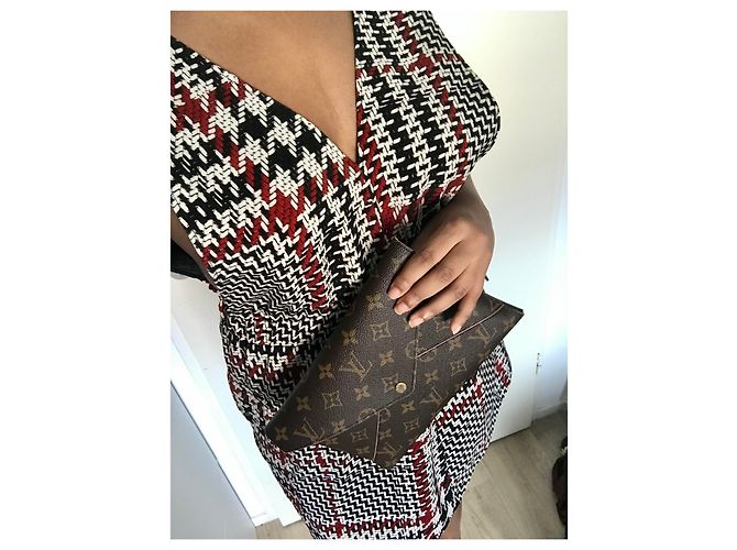 Alma Pochette Louis Vuitton Kirigami Marrone in Tela - vista 5