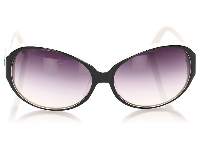 Gafas de sol polarizadas redondas negras Miu Miu - vista 2