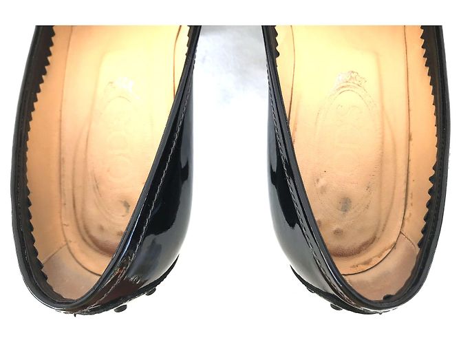 Décolleté Tod's in vernice nera con tacco medio - vista 6