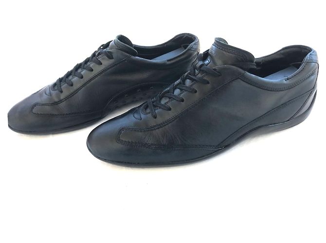 Sneakers Tod's Gommino in pelle nera Nero - vista 4