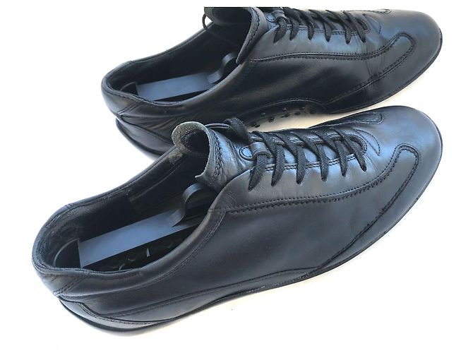 Sneakers Tod's Gommino in pelle nera Nero - vista 5