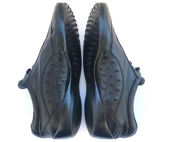 Sneakers Tod's Gommino in pelle nera Nero - vista 6
