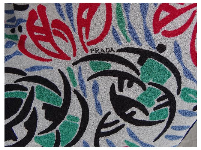 Abito Prada multicolore in viscosa - vista 17