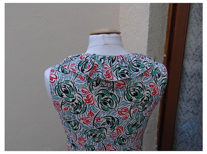 Abito Prada multicolore in viscosa - vista 7
