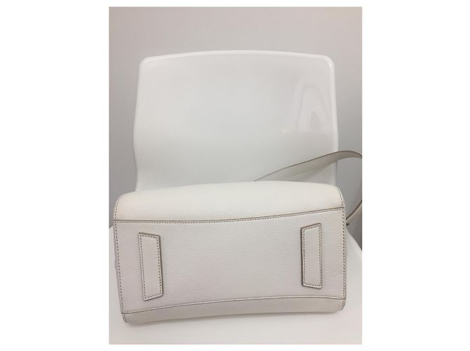Borsa a mano Givenchy Antigona Piccola Bianca in Pelle Bianco - vista 5