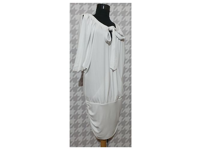Autre Marque Gio 'Guerreri Tunika Kleid Weiß Größe 42 - Ansicht 2